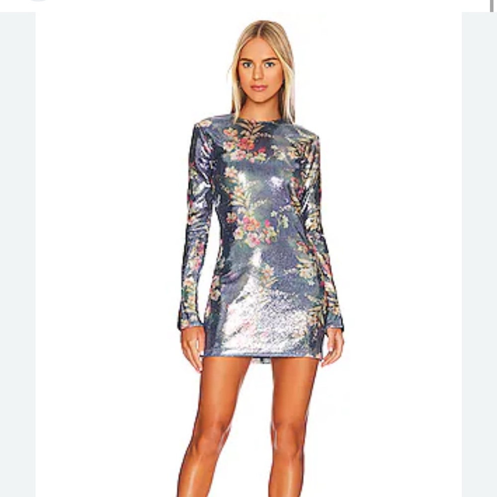 Amanda Uprichard Ayla Sequin Dress